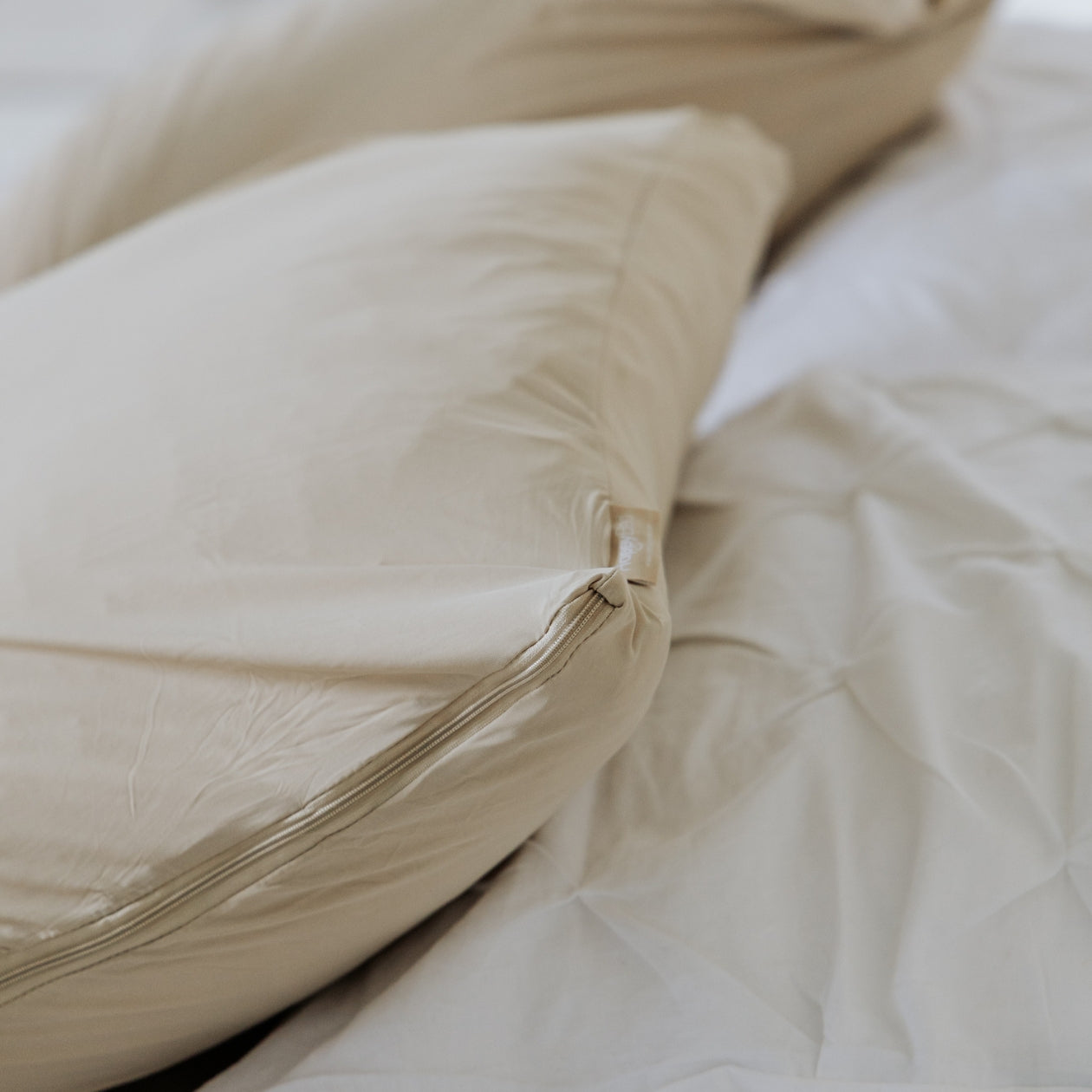 HappyBed Kussenslopen | Cooling Taupe