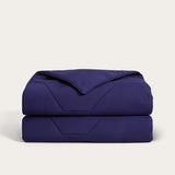 HappyBed Zomerdekbed Cooling Navy licht ademend zijdezacht zomerdekbed met IceSilk™ stof