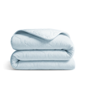HappyBed wasbaar all-season dekbed in corduroy delicate blauwe kleur, hypoallergeen en sneldrogend