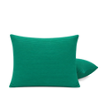 HappyBed kussensloop set van 2 in smaragdgroen corduroy met ritssluiting