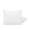 HappyBed Taies d’oreiller | Velours côtelé Blanc givré | Lot de 2