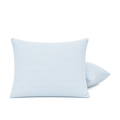 Set van 2 HappyBed kussenslopen in corduroy delicate blue met ritssluiting