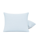 Set van 2 HappyBed kussenslopen in corduroy delicate blue met ritssluiting