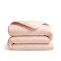 HappyBed Corduroy wasbaar all season dekbed soft peach met zijdezachte microvezels