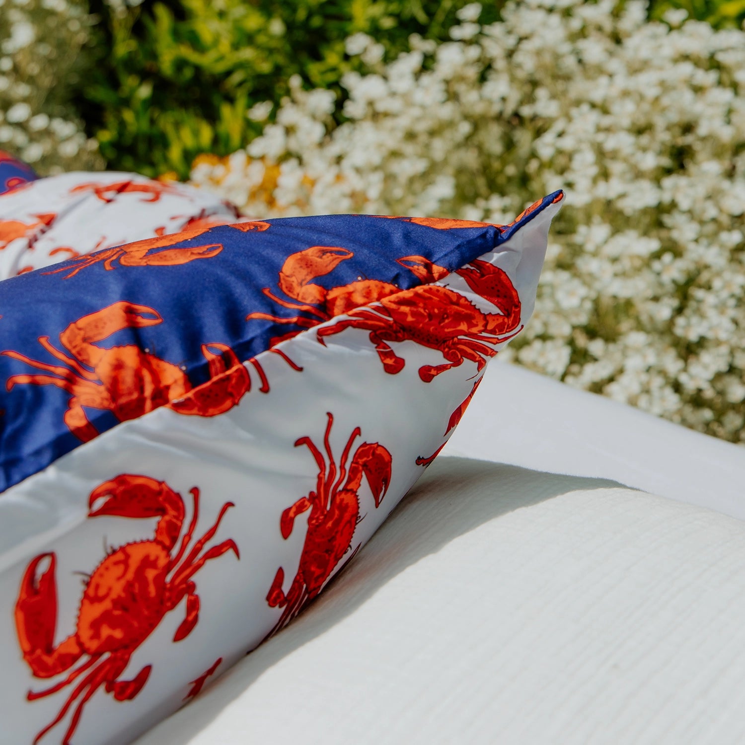 HappyBed x A fish named Fred Pillowcase | Coastal Crab | Set of 2
