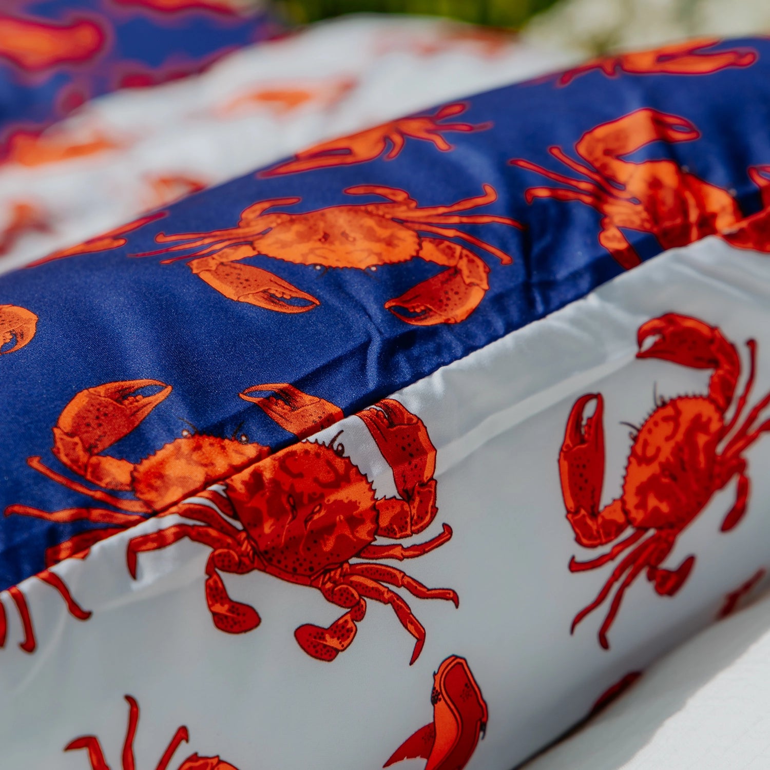 HappyBed x A fish named Fred Pillowcase | Coastal Crab | Set of 2