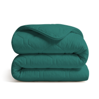 HappyBed dekbed in blauwe tint, zacht en warm winterdekbed, ideaal voor allergieën en koude nachten