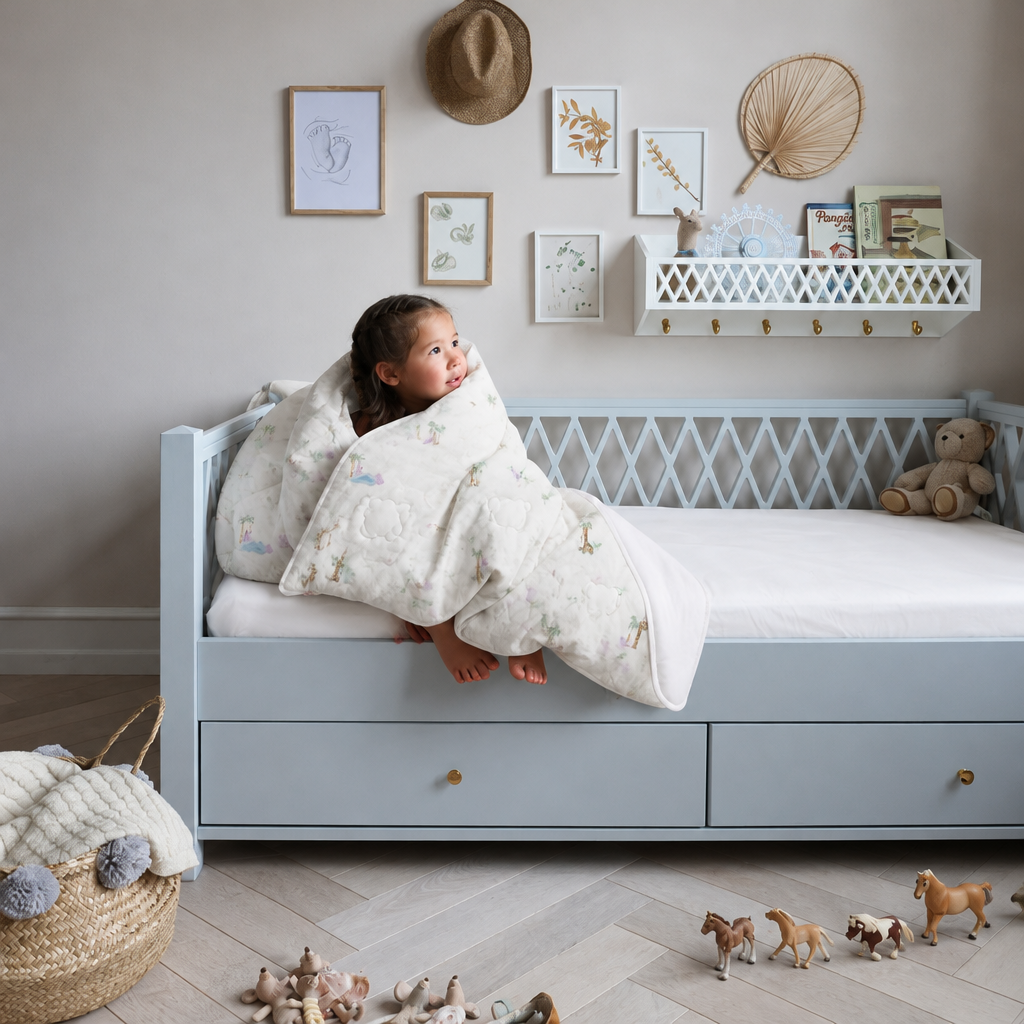 Vaskbart Kids All Season-dyne | Animals | Inklusive pude