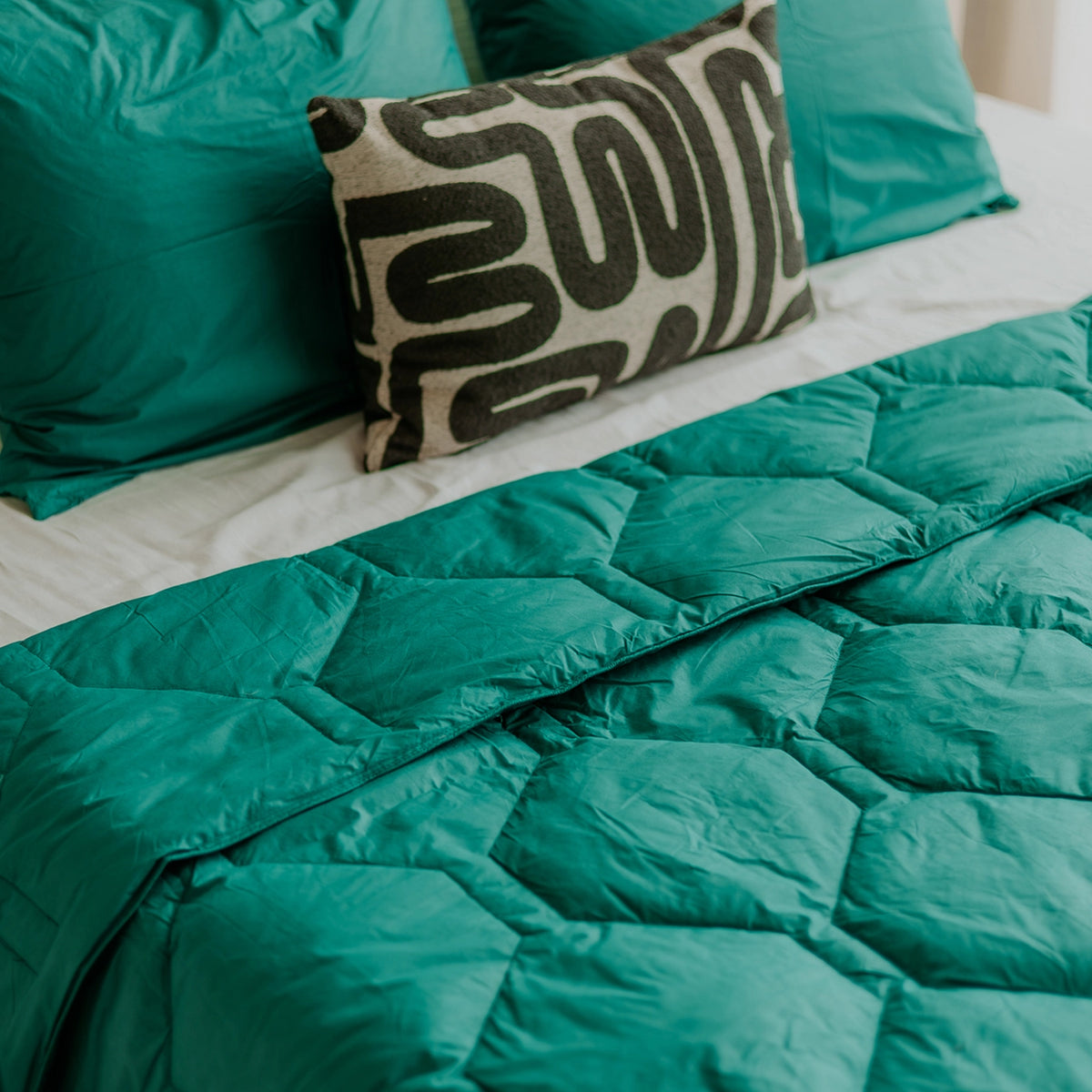 Taies d’oreiller | Duvet de plumes | Jungle profonde | Lot de 2