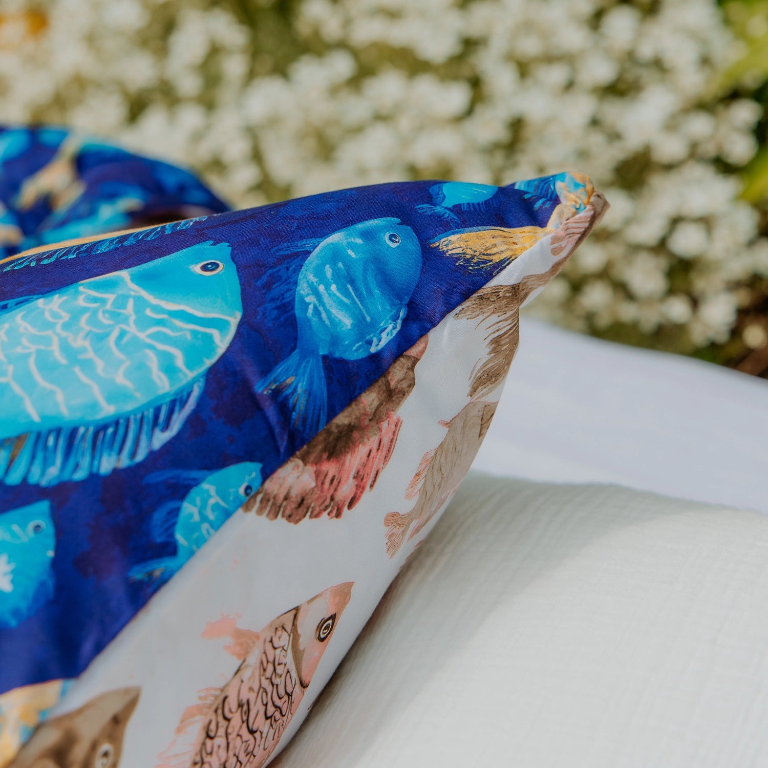 HappyBed x A fish named Fred Pillowcase | Seahorse | Set of 2