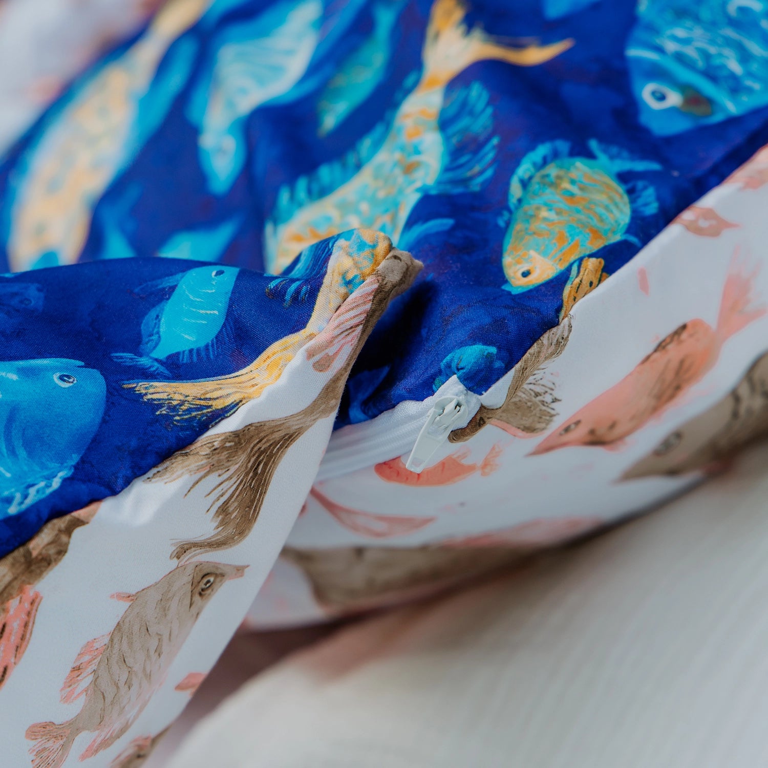 HappyBed x A fish named Fred Pillowcase | Seahorse | Set of 2