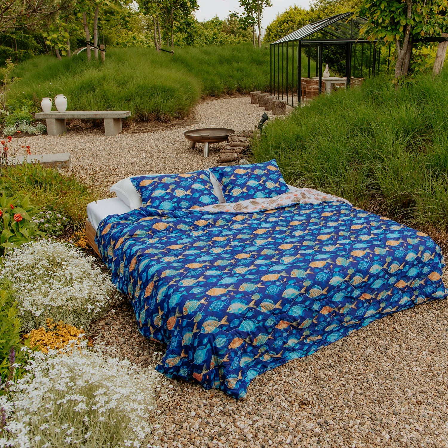 HappyBed x A fish named Fred | Fish | Ganzjahresdecke