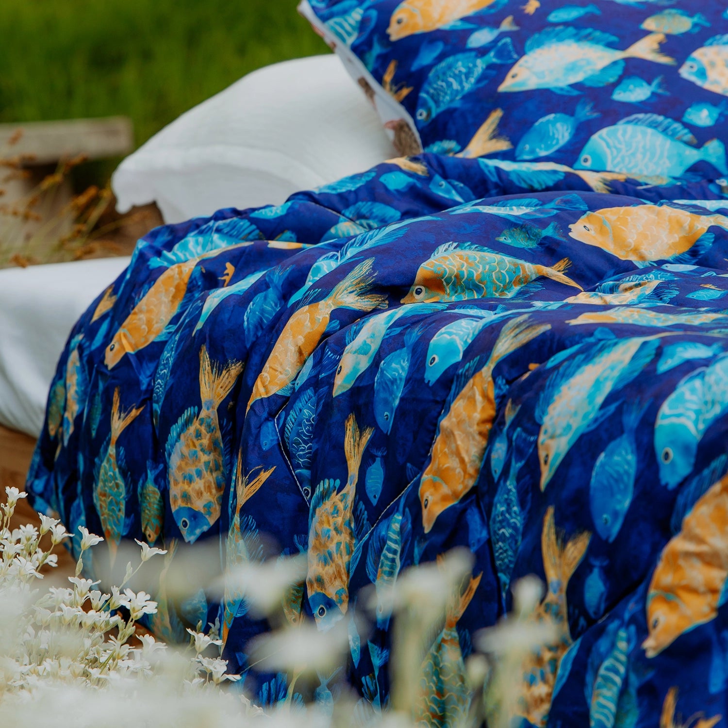 HappyBed x A fish named Fred | Fish | Ganzjahresdecke