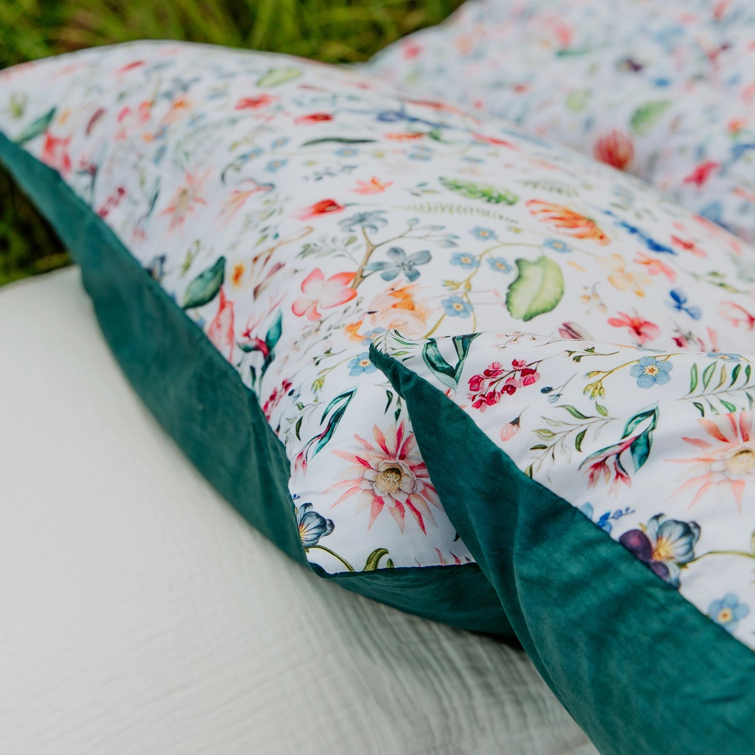 HappyBed x A fish named Fred Pillowcase | Flamingo | Set of 2