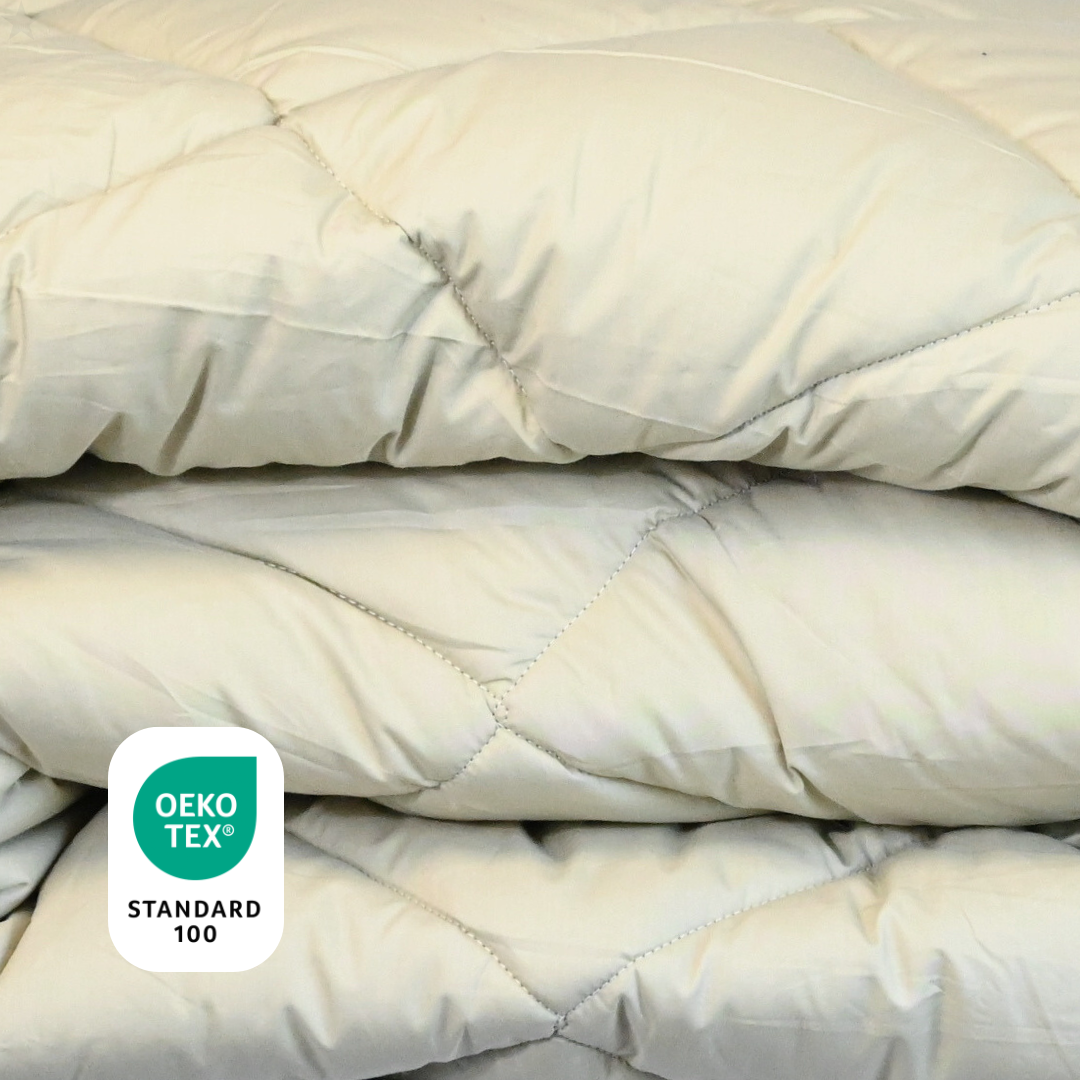 HappyBed Premium - Sage green - Dekbed voor het hele jaar - Percal katoen