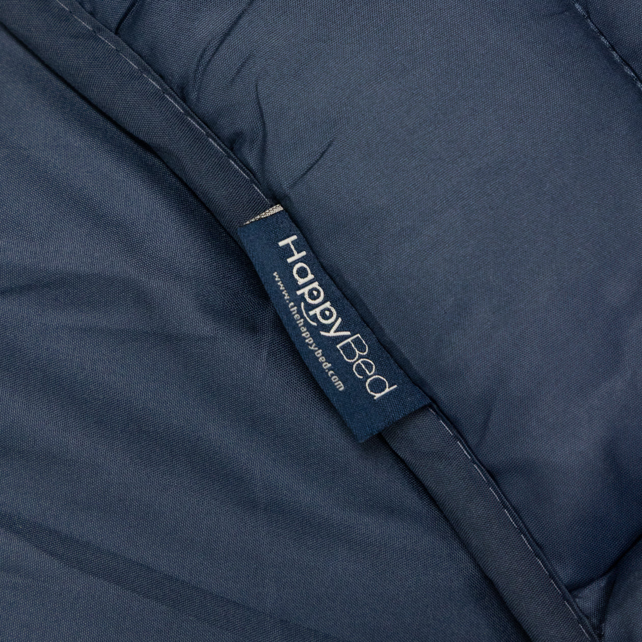 HappyBed Täcke | Glansig Mörkblå | För hela året