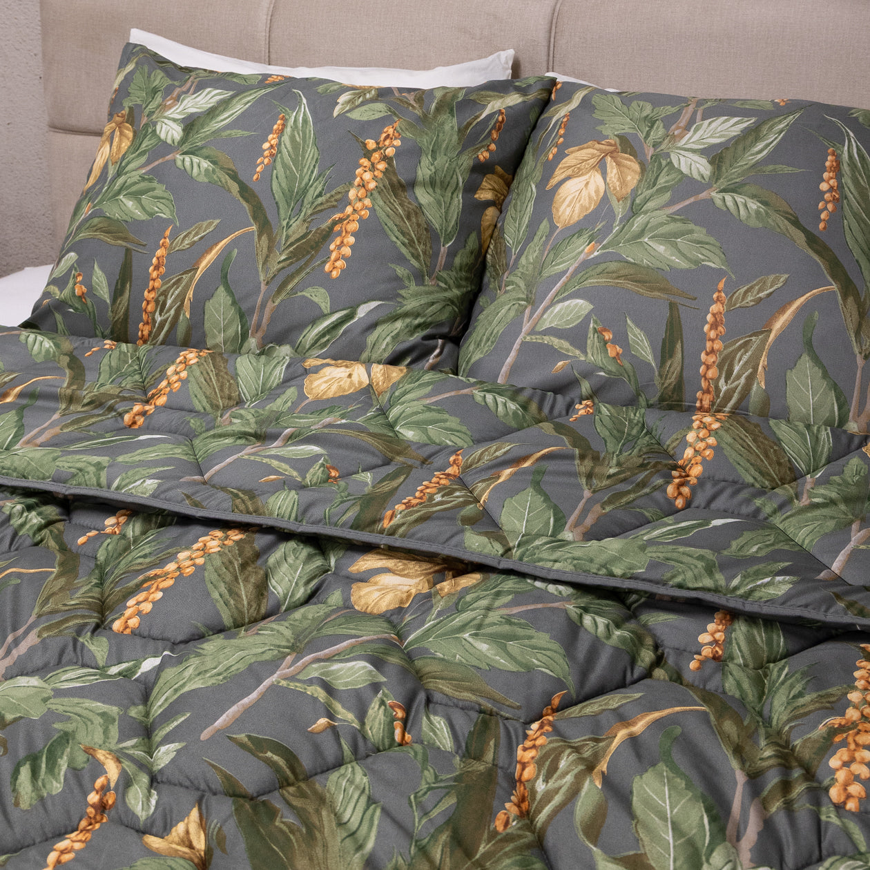 HappyBed Bettdecke | Golden Foliage | Für das ganze Jahr