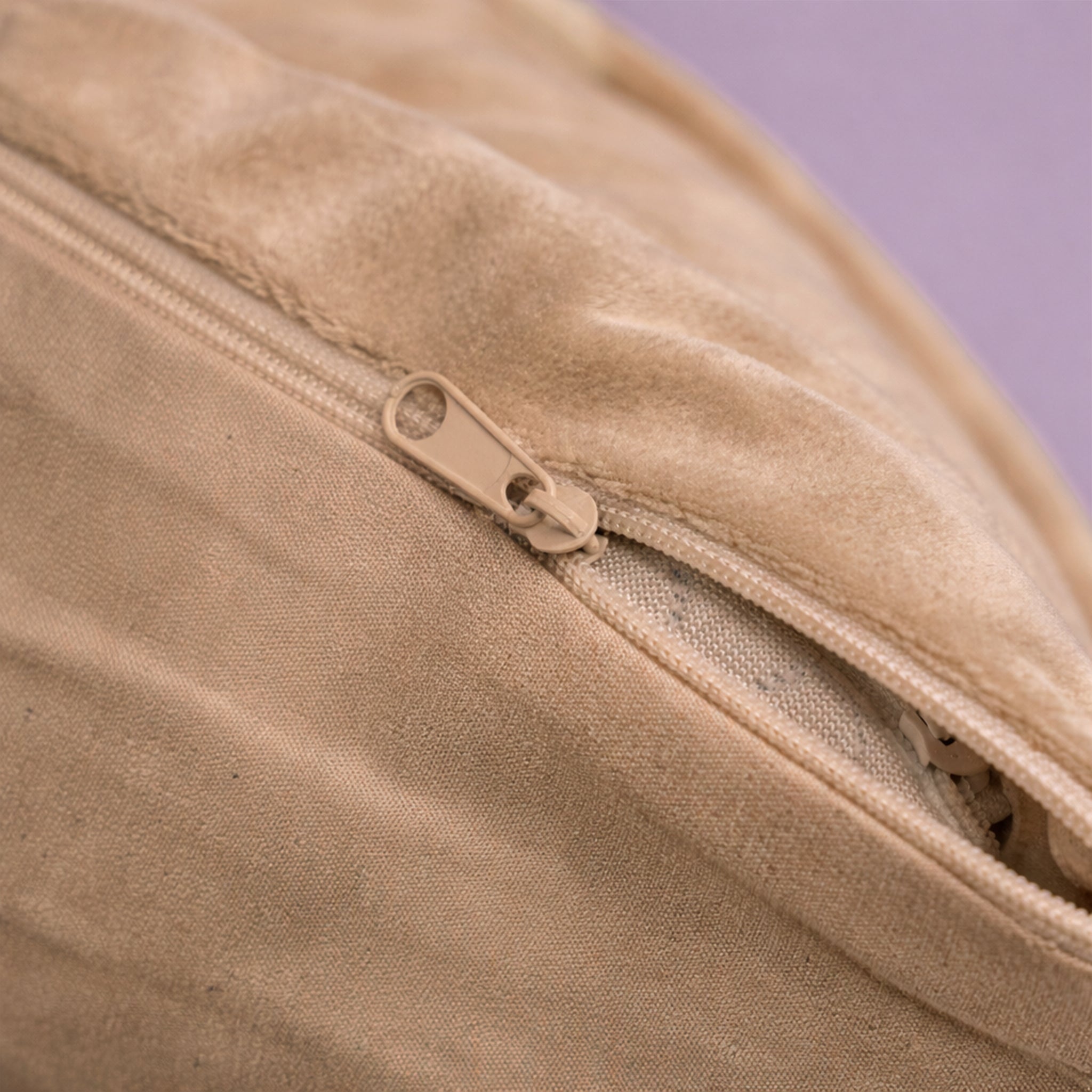 HappyBed Kissenbezüge | Grand Fold Velvet Taupe | 2er Set