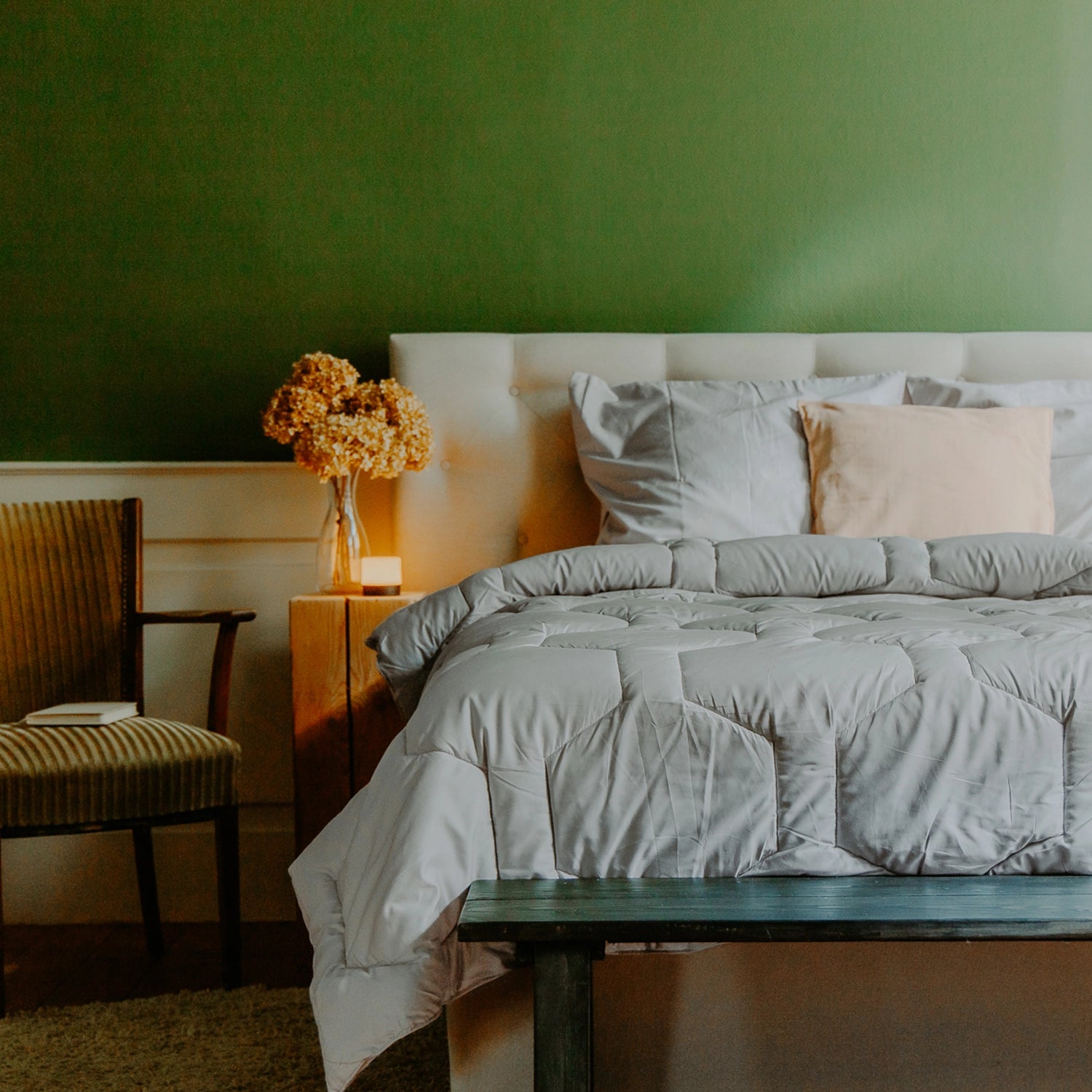Couette 4 saisons lavable | Percale premium | Taupe
