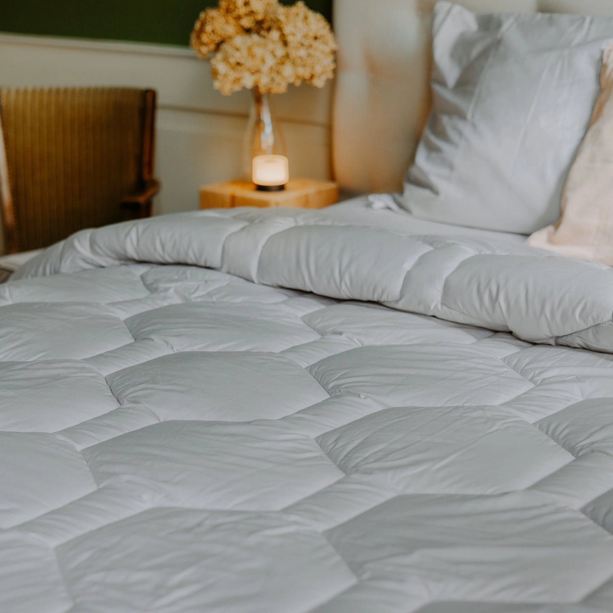 Couette 4 saisons lavable | Percale premium | Taupe