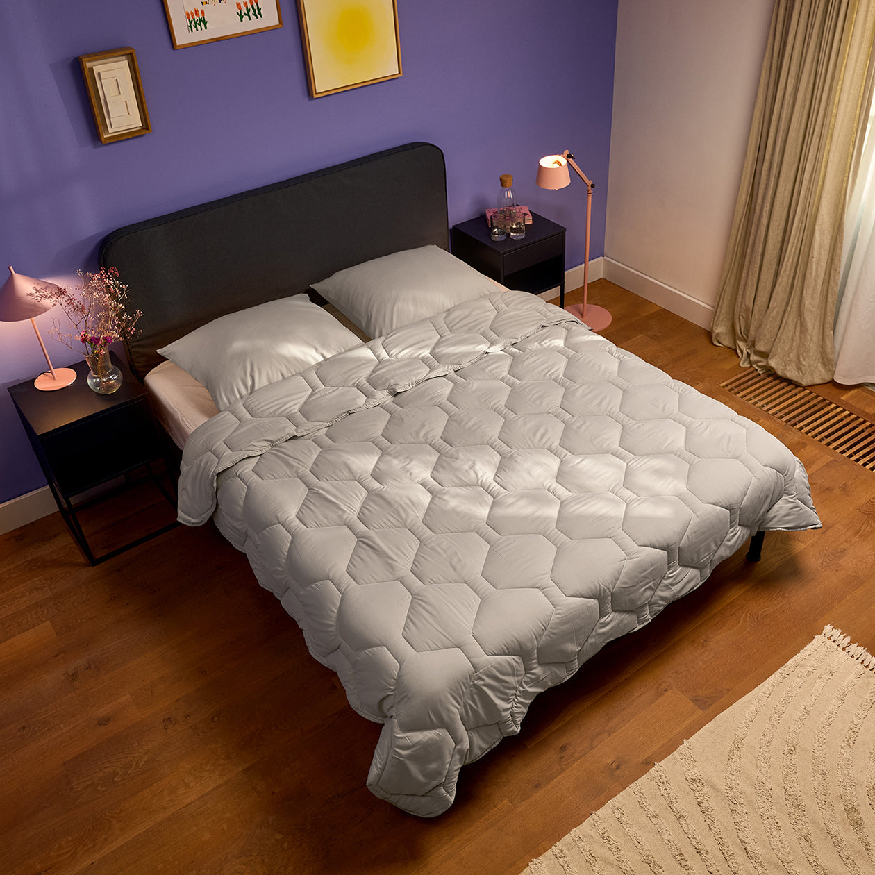 HappyBed Duvet | Grey | For the whole year