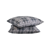 HappyBed | Grey Tartan pillowcase set 2 pieces - 100% Microfiber