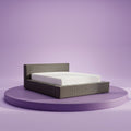 HappyBed boxpsinrh Antra ribbed cosy boxspring bed
