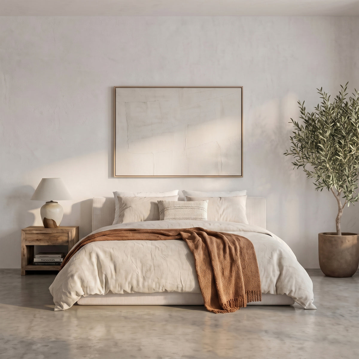 HappyBed Amour Cosy | Ripp | Creme | Bett