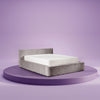 HappyBed Amour Tranquillité | Velours | Taupe | Lit