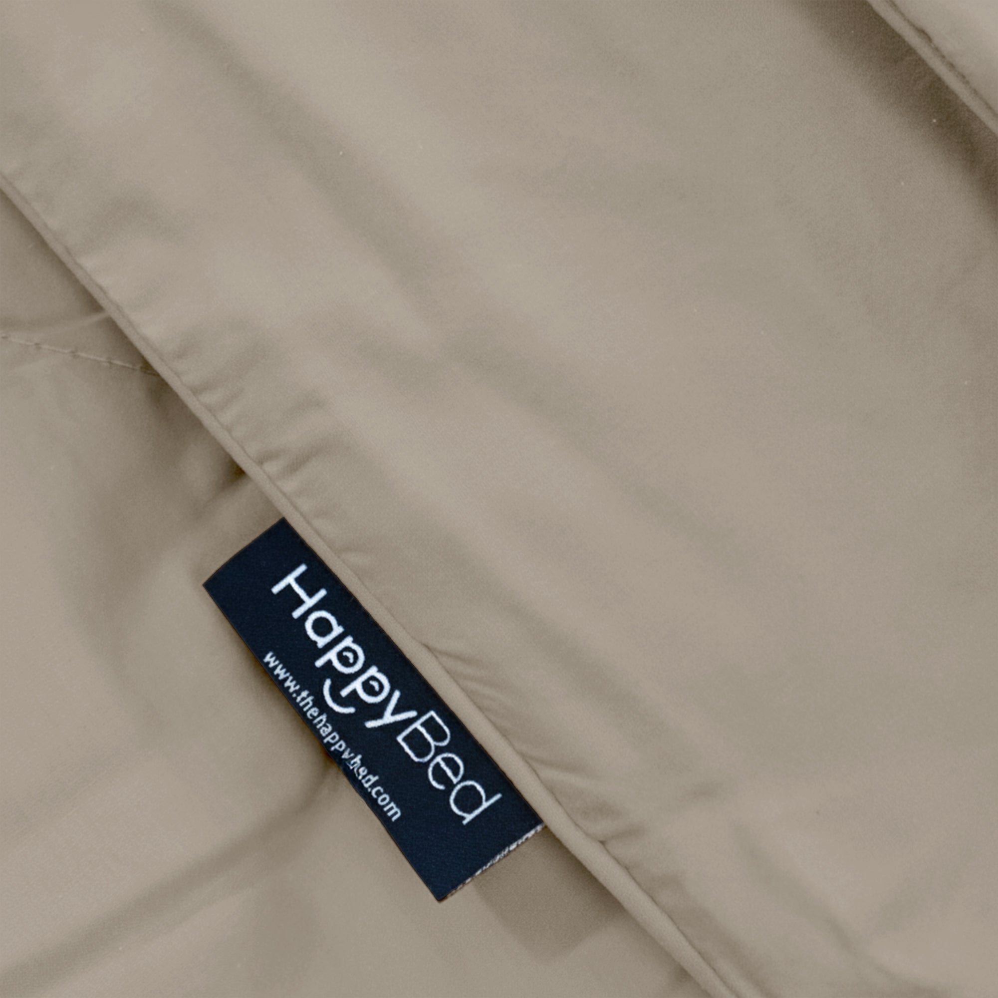 HappyBed Premium - Taupe - Duvet for all seasons - Percale cotton