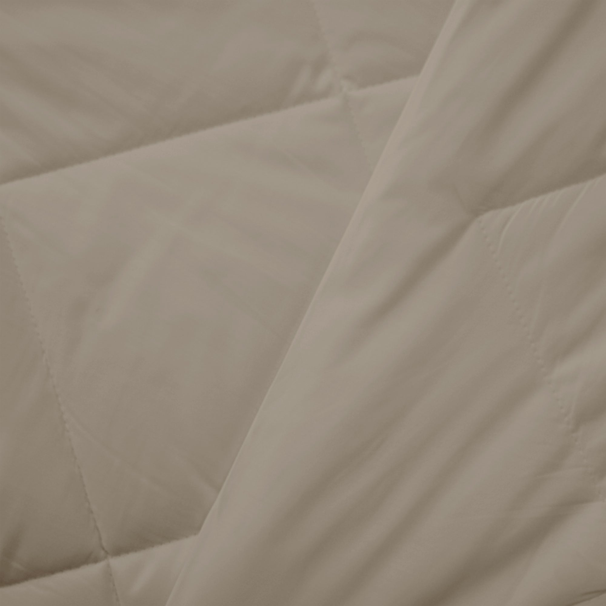 HappyBed Premium - Taupe - Duvet for all seasons - Percale cotton
