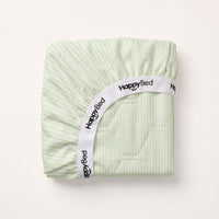 Drap-housse | Enfants | Rayures vert
