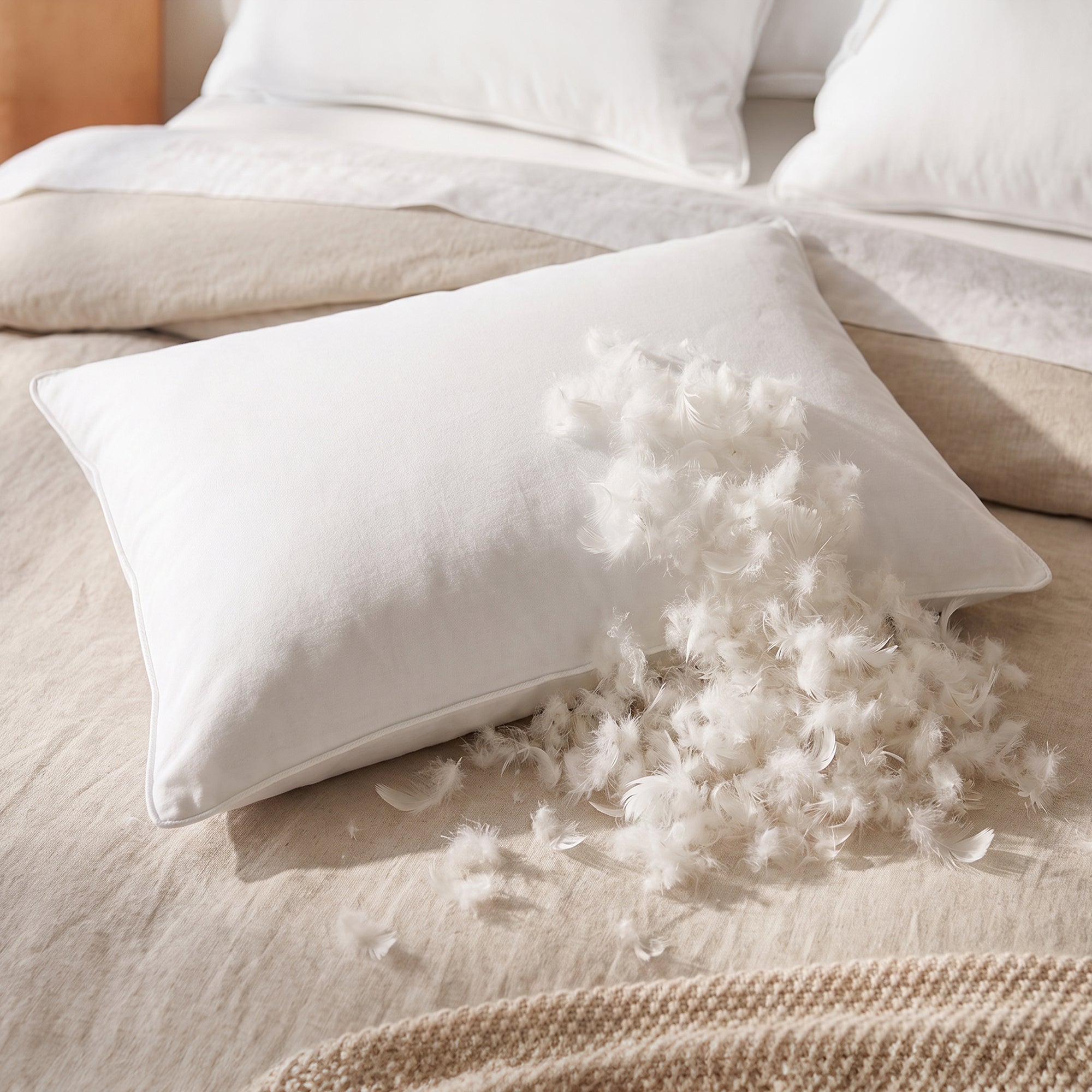 HappyBed Pillow | Down Feather Filling | Cotton