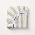 Fitted Sheet| Stripes Mélange| Cotton Linen