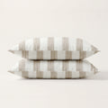 Pillowcases| Cotton Linen| Stripes Mélange| Set of 2