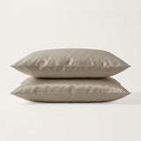 Taies d’oreiller | Percale premium | Taupe | Lot de 2