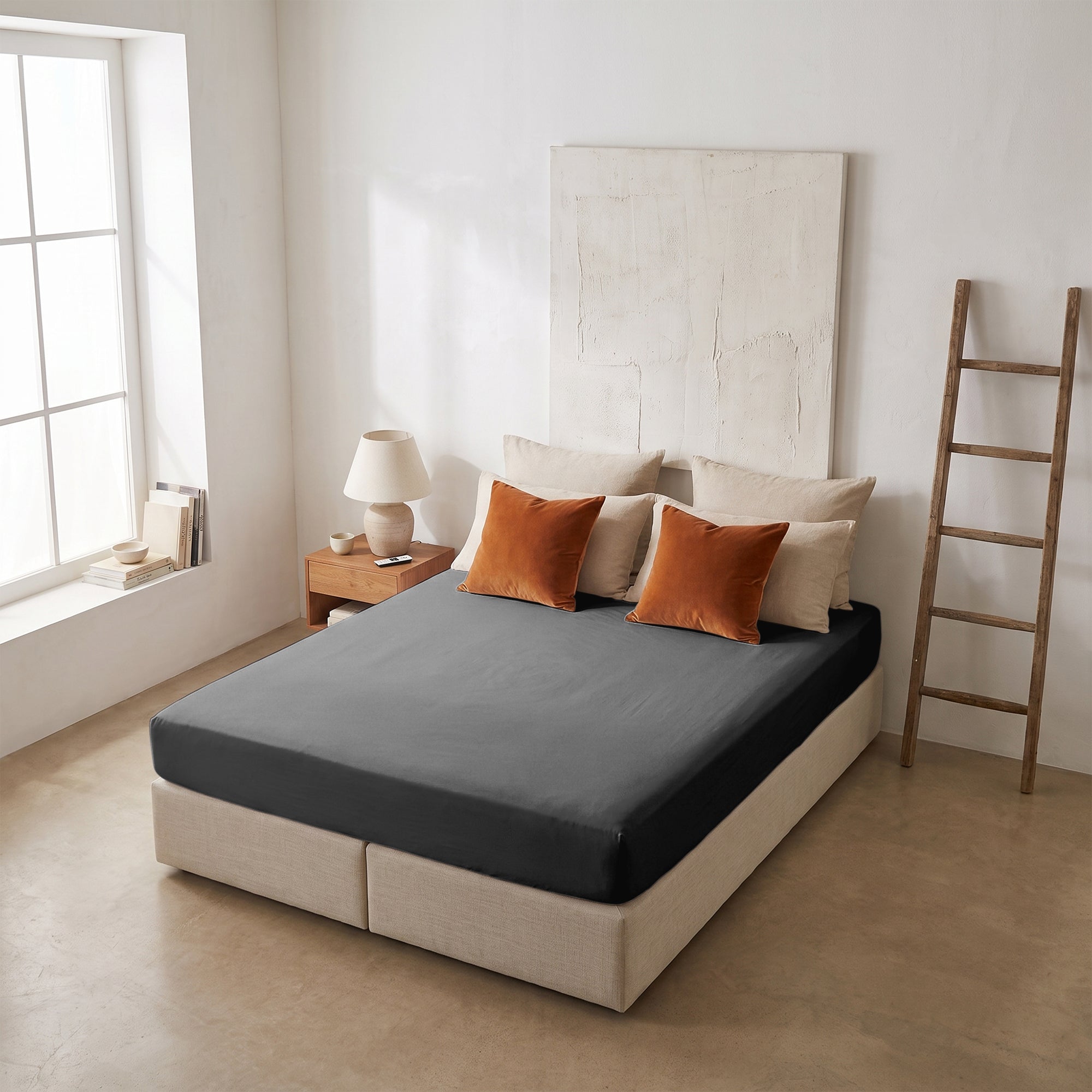 HappyBed fitted sheet - White - jersey