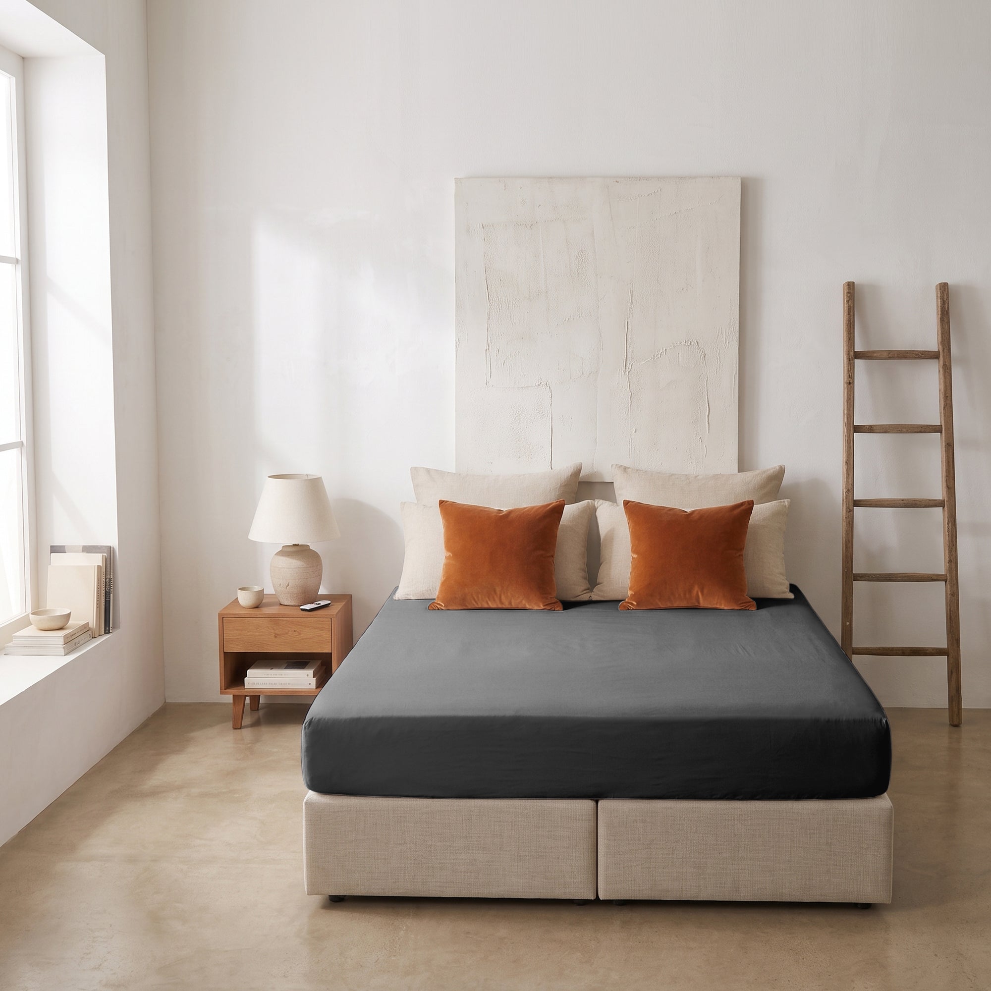 HappyBed fitted sheet - White - jersey