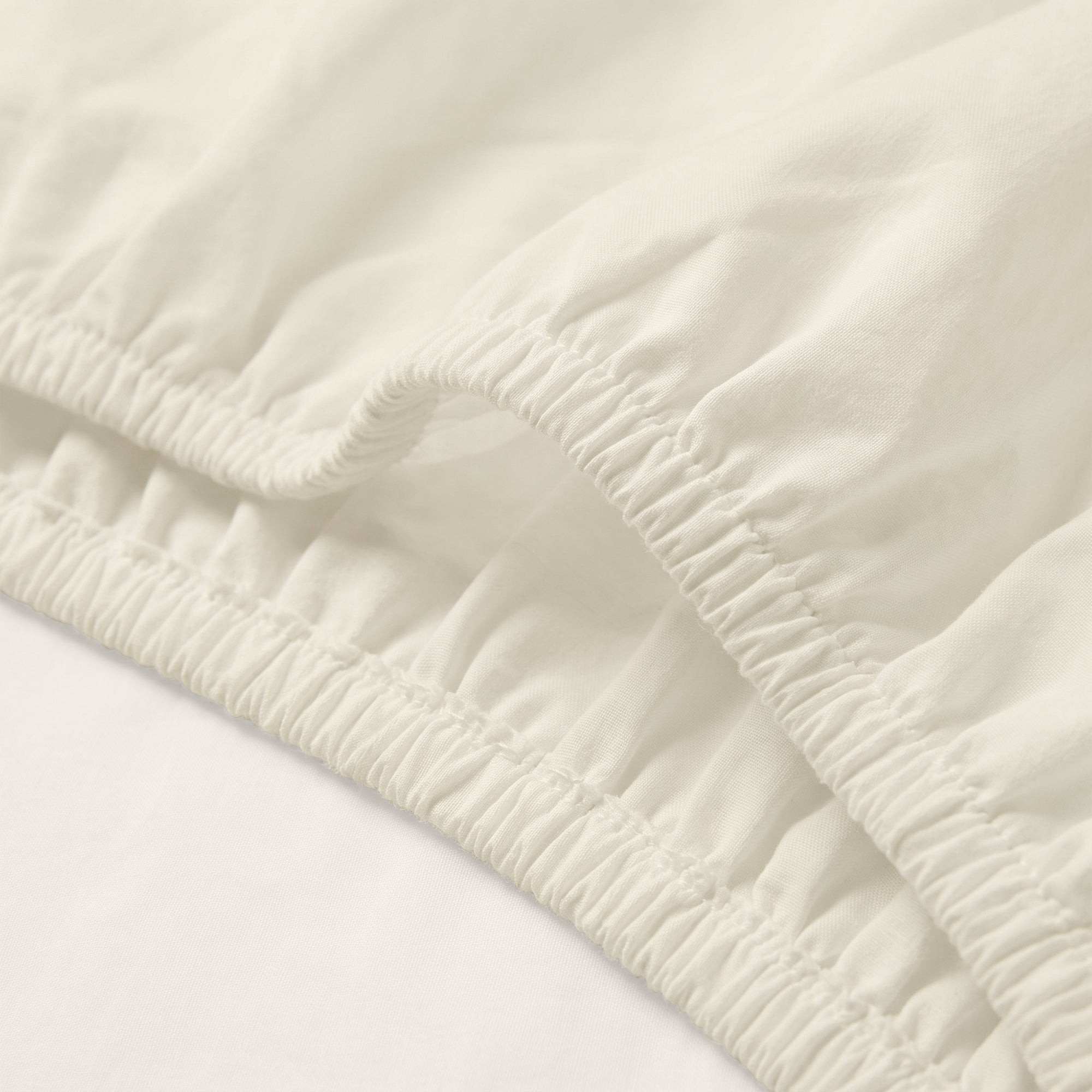 HappyBed Verkoelend Hoeslaken | Creme | 100% geweven Katoen