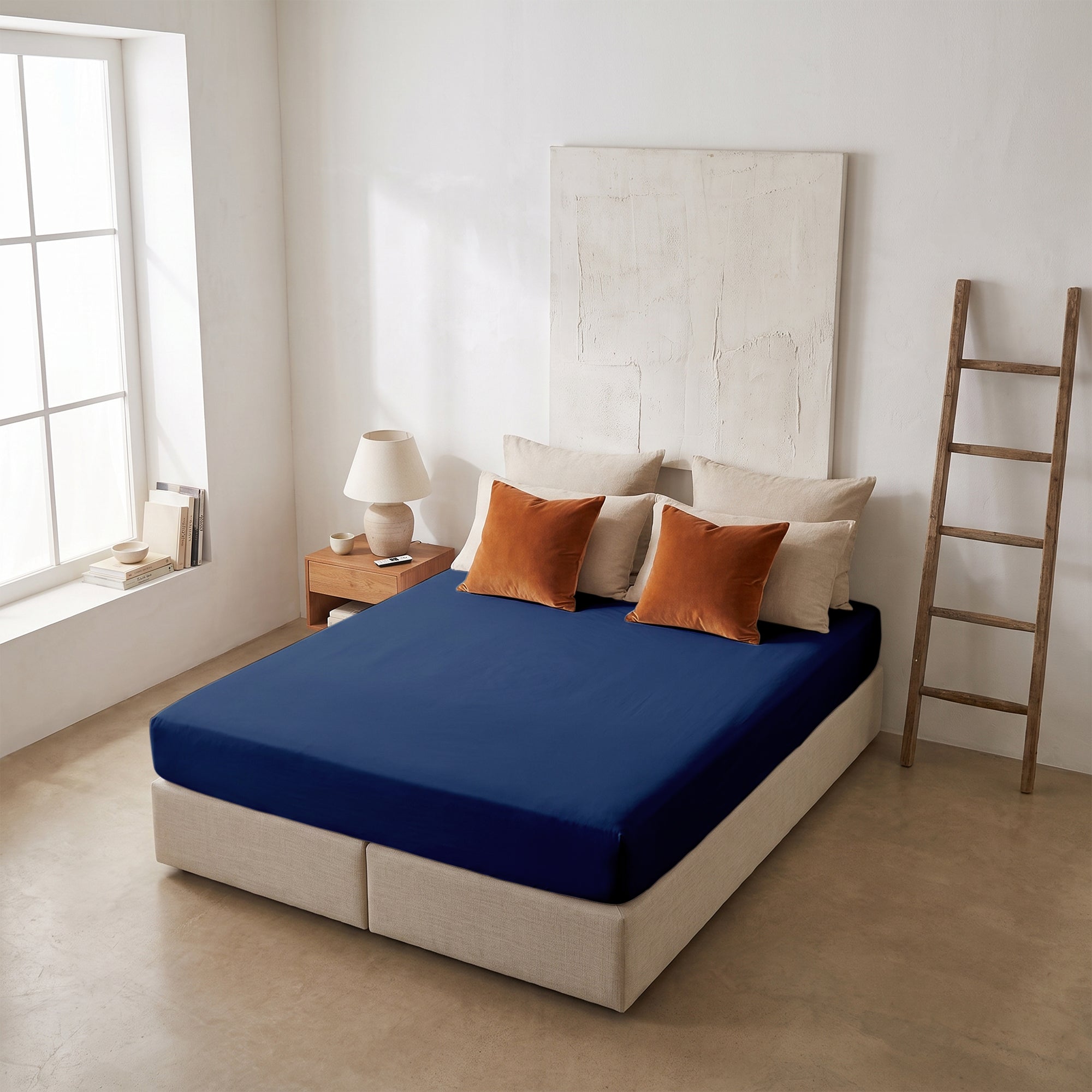 HappyBed fitted sheet - White - jersey