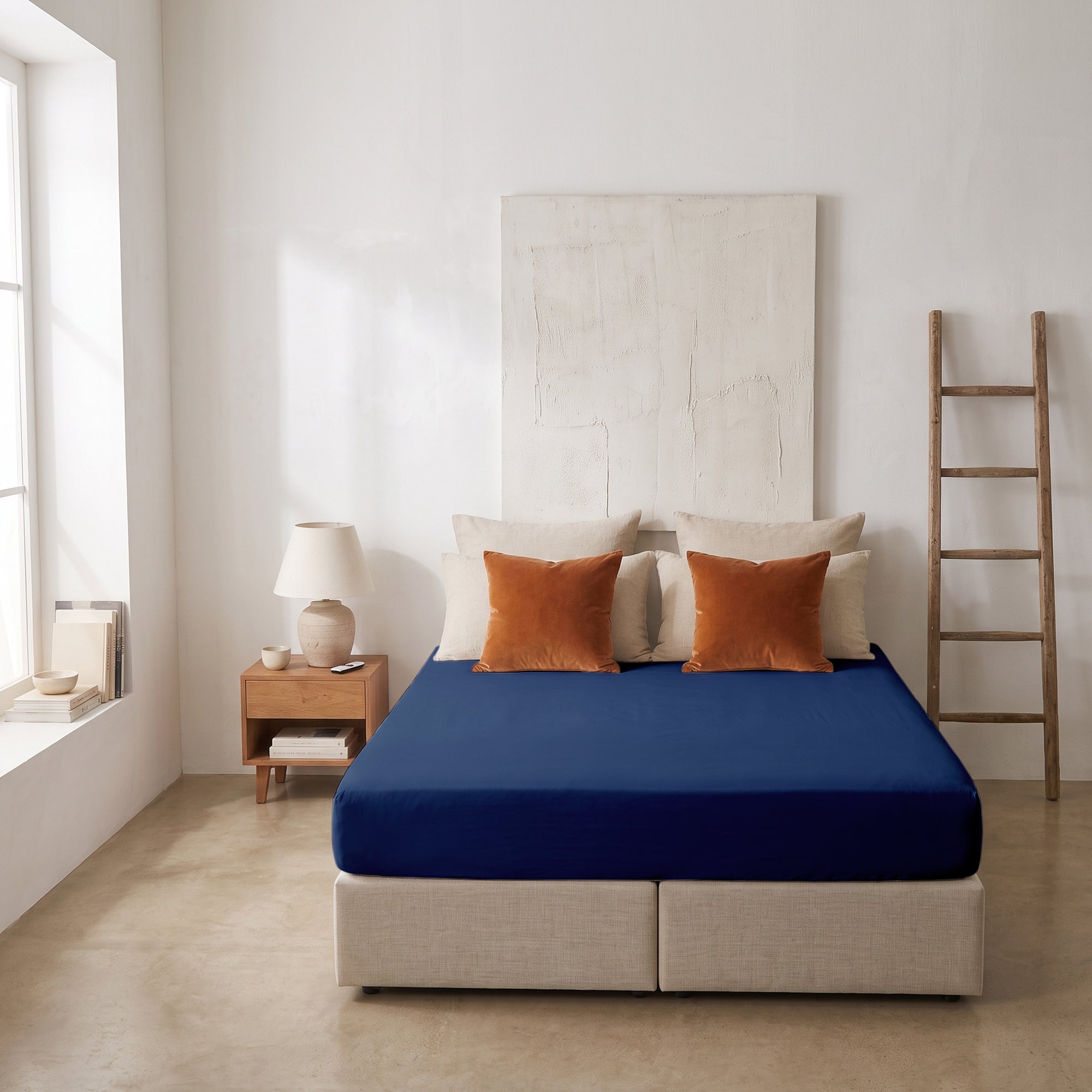 HappyBed fitted sheet - White - jersey