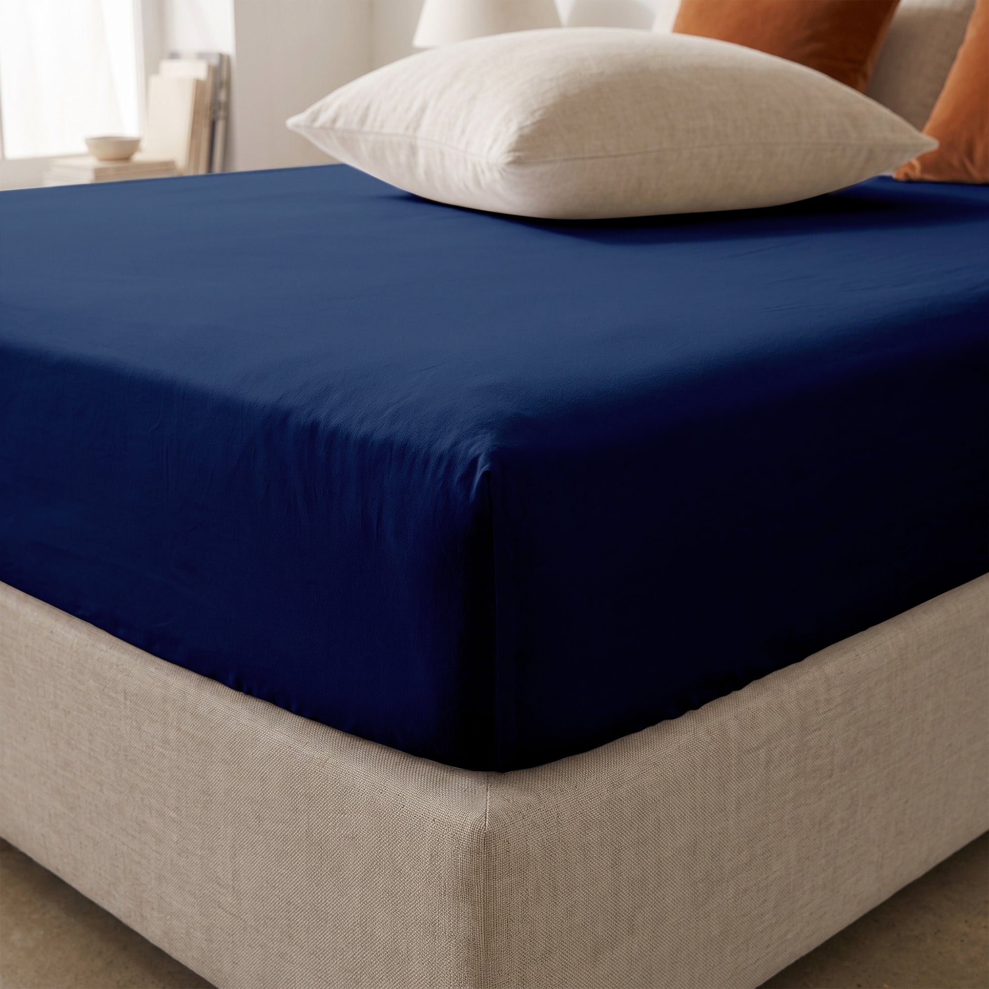 HappyBed fitted sheet - White - jersey