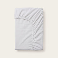 HappyBed cooling Fitted Sheet | Silver Grey | 100% woven Cotton