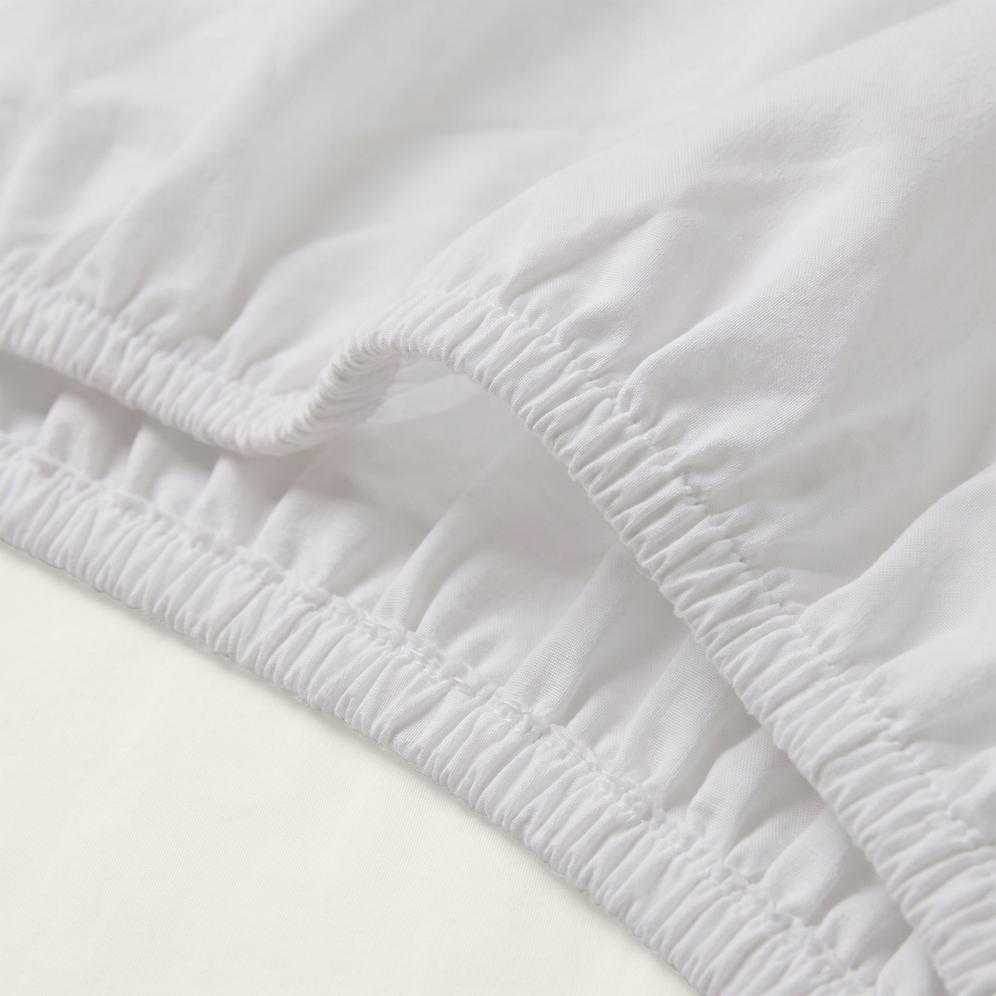 HappyBed cooling Fitted Sheet | Silver Grey | 100% woven Cotton