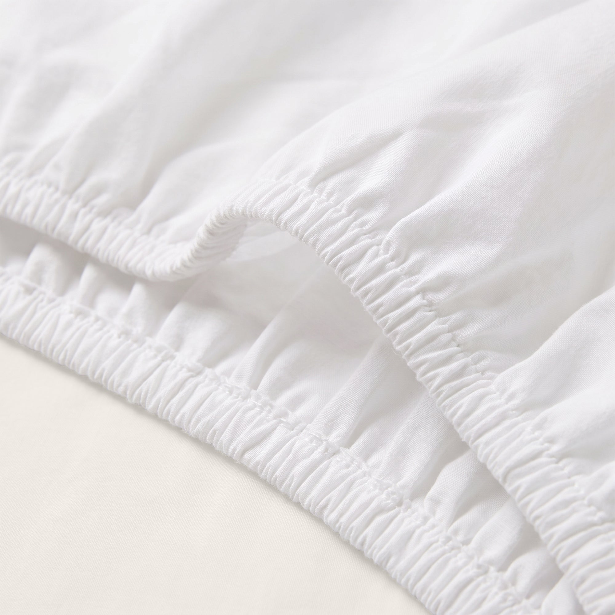 HappyBed fitted sheet - White - jersey
