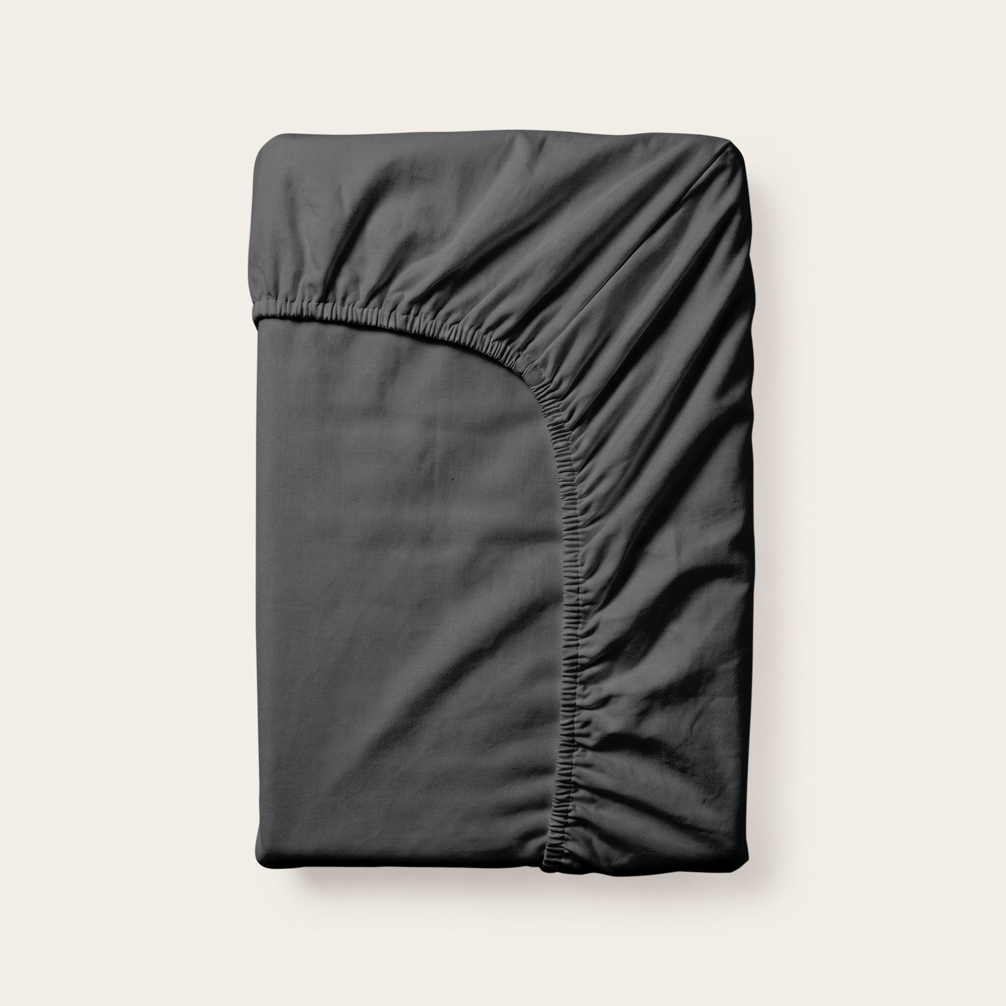 HappyBed Fitted Sheet | Topper | Anthracite | Cotton