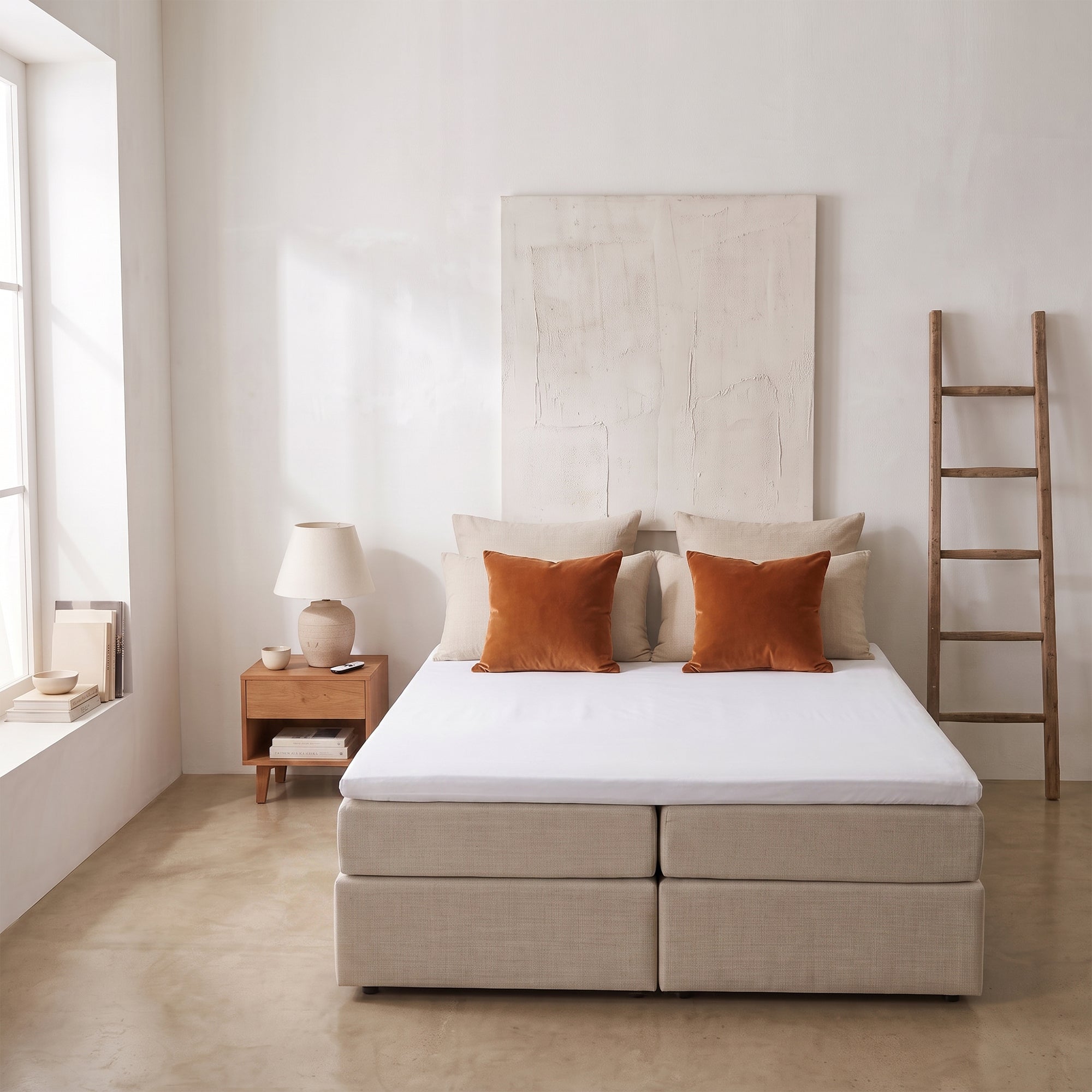 HappyBed | Topper | Molton | Weiß