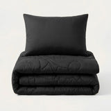 HappyBed Wasbaar All Season dekbed kids WK Schaar zwart met kussensloop 60x70 cm
