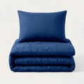 HappyBed Wasbaar All Season dekbed kids WK schot navy met kussensloop 60x70 cm