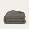 HappyBed Hochwertige Perkal-Bettdecke | Anthracite | Für das ganze Jahr